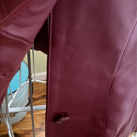 Red Leather Jacket - Picture 5 of 9